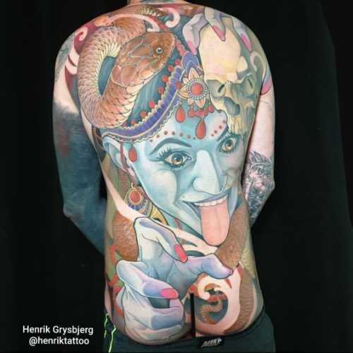 79 tatouage japonais dos kali