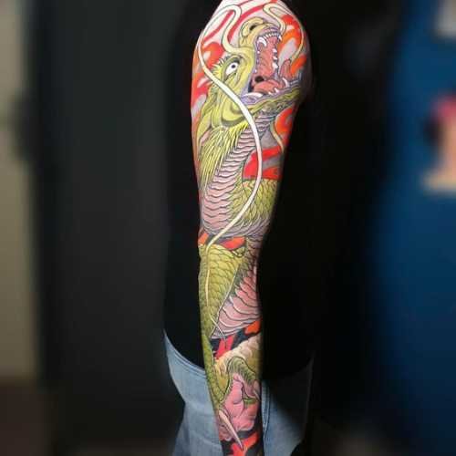 78 tatouage japonais dragon