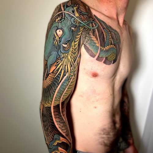 tatouage japonais dragon 5