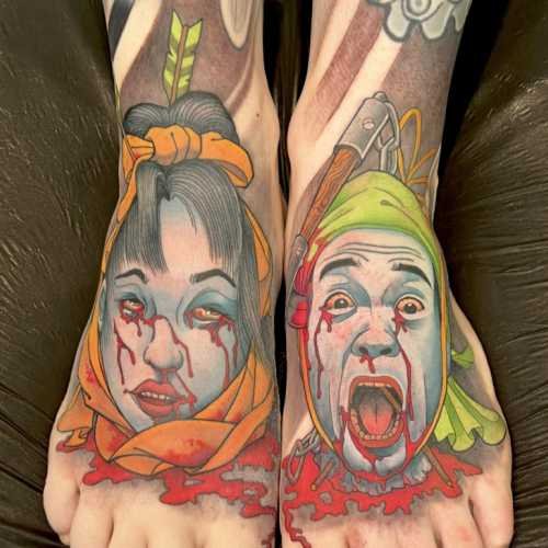 125 tatouage japonais namakubi