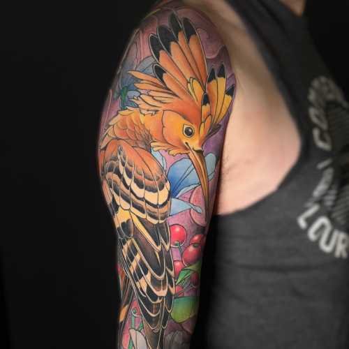 Tatouage japonais bird