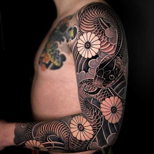 serpent tatouage japonais 22