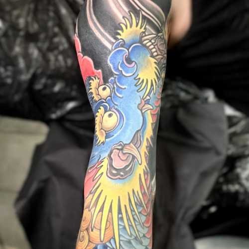 70 tatouage japonais dragon
