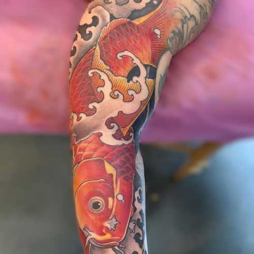 59 carpe tatouage japonais