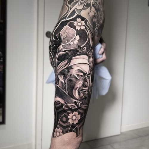 Tatouage japonais nb