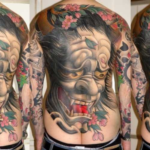 33 dos hannya tatouage japonais