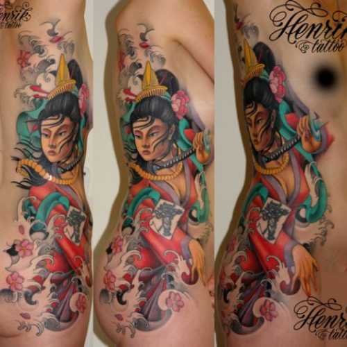 tatouage japonais 26 déesse