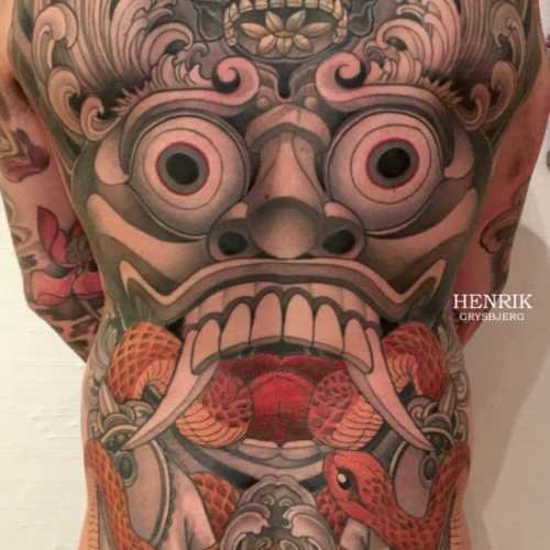 41 tatouage japonais dos