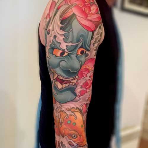 57 tatouage japonais hannya